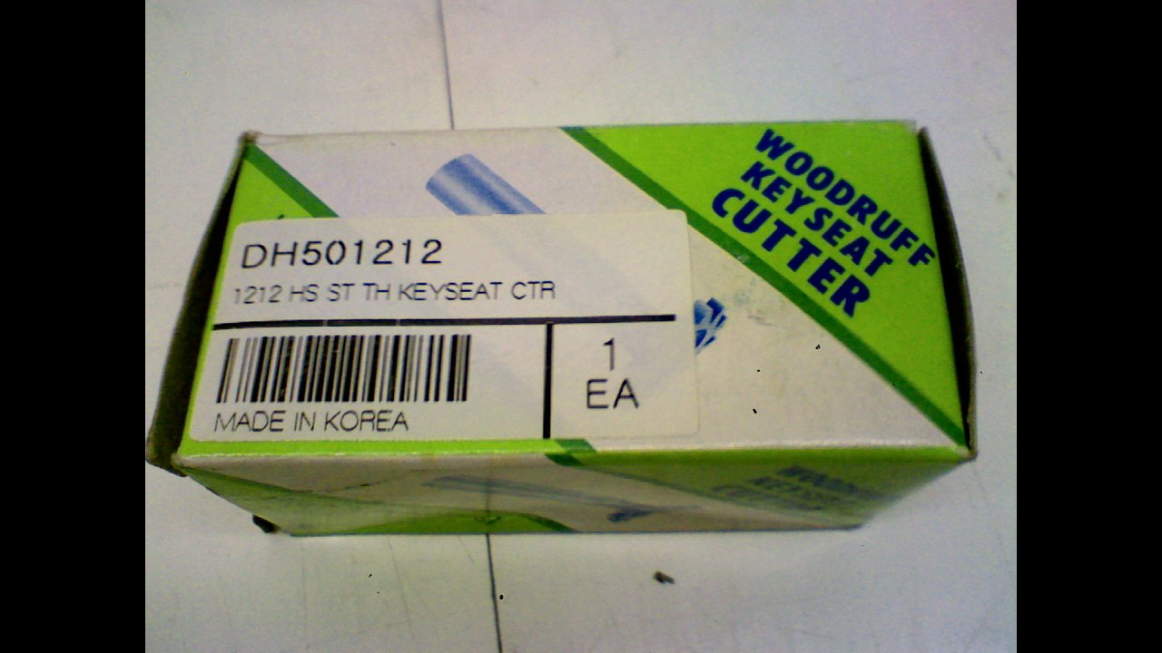 Woodruff Dh501212 Keyseat Cutter Dh501212