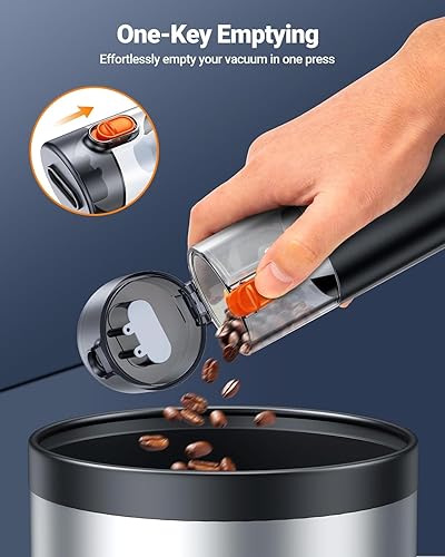 Miniatura 2 de SEALIGHT Aspiradora portátil inalámbrica para automóvil, 25000 PA, mini aspiradora y plumero de aire, aspiradora de mano 4 en 1 con accesorios para