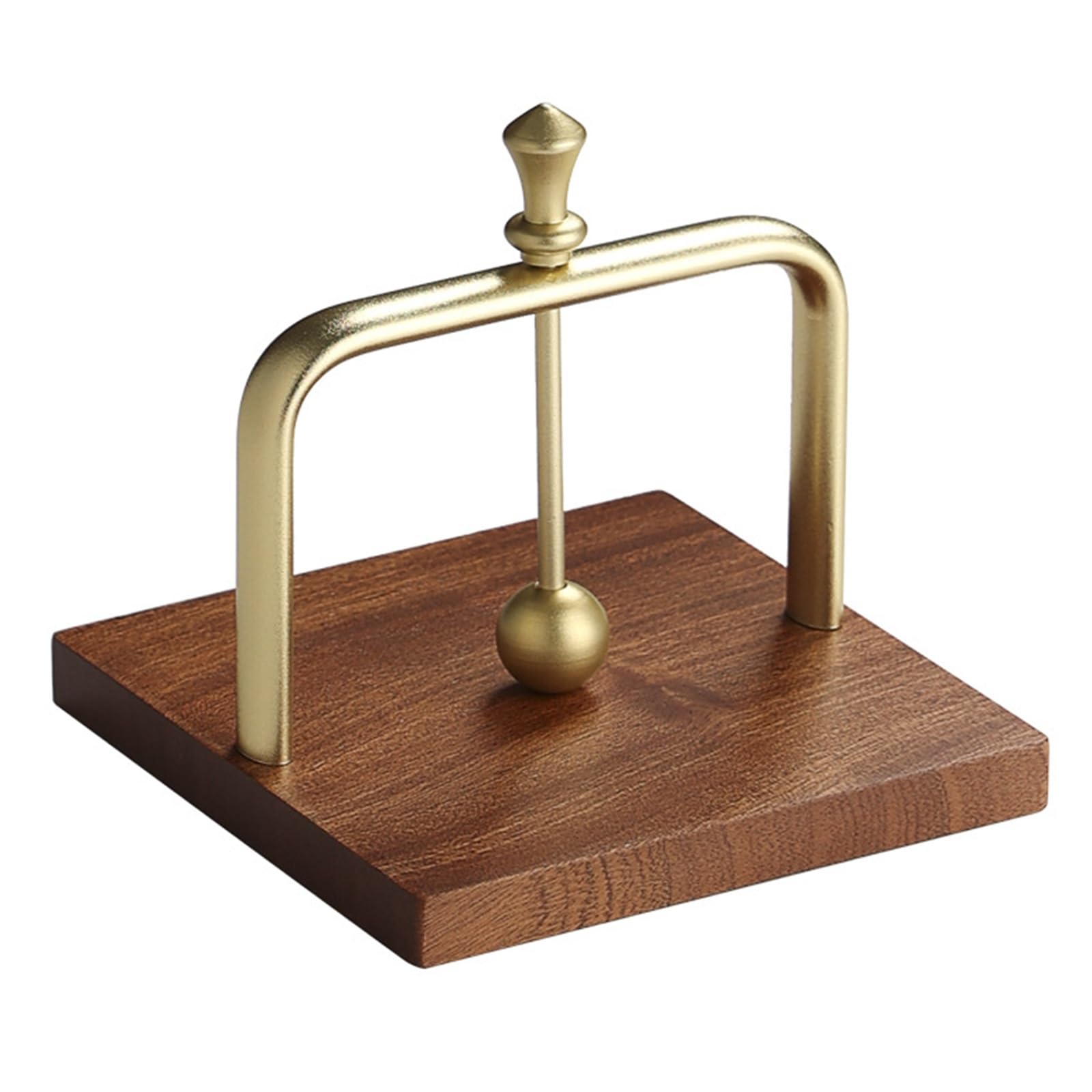 UZAMIRLEX Napkin Holder for Table, Tissue Holder for Desk, Decorative Napkin Dispenser, Simple Napkin Holder Arm(Gold)