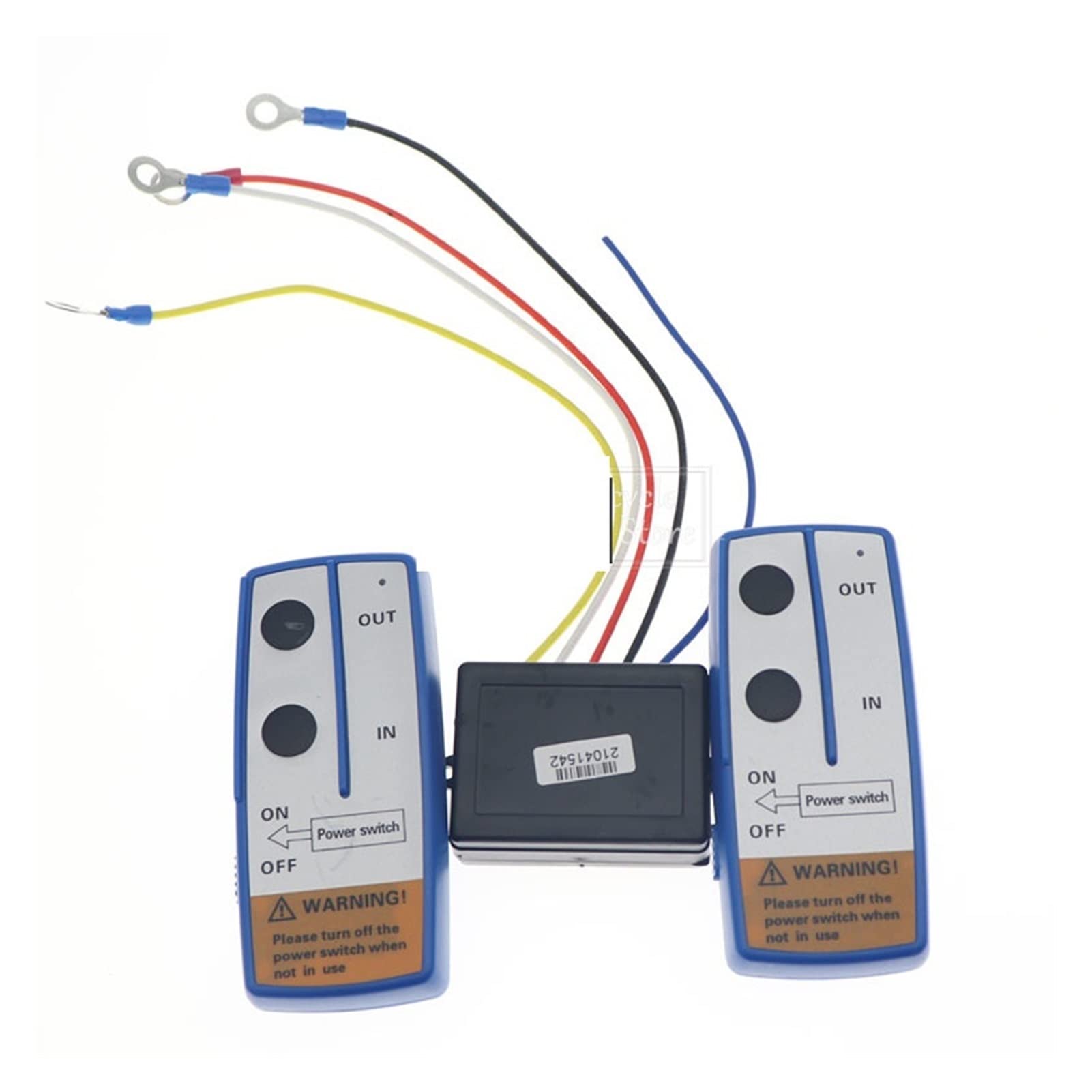 Wireless Winch Remote Control 12V 24V Car Wireless Winch Electric Remote Control Manual Transmitter Set Truck SUV Vehicle Trailer Kit Handset Switch Controlle for Jeep Truck ATV SUV