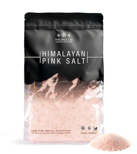The Spice Lab Sal del Himalaya bolsa fina de 2 libras la sal rosa del Himalaya es densa en nutrientes y minerales para la salud cristal puro gourmet The Spice Lab Sal del Himalaya bolsa fina de 2 libras la sal rosa del Himalaya es densa en nutrientes y minerales para la salud cristal puro gourmet