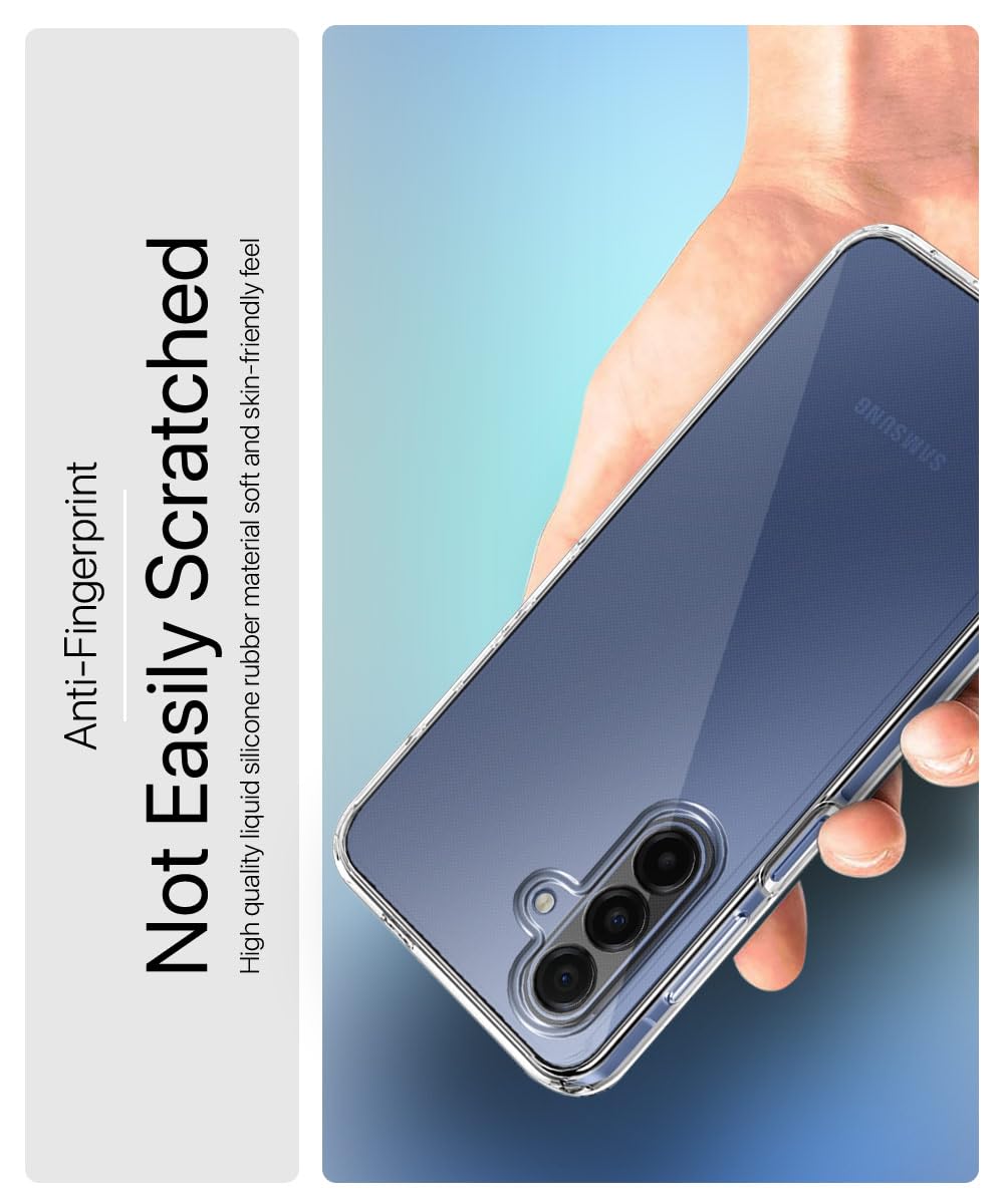 WOW IMAGINE Transparent Back Cover Case for Samsung Galaxy M17 5G | A17 5G | F17 5G | Raised Bumps for Full Device & Camera Protection Shockproof TPU Silicone Back Case Mobile Cover – Transparent — Amazon image 6