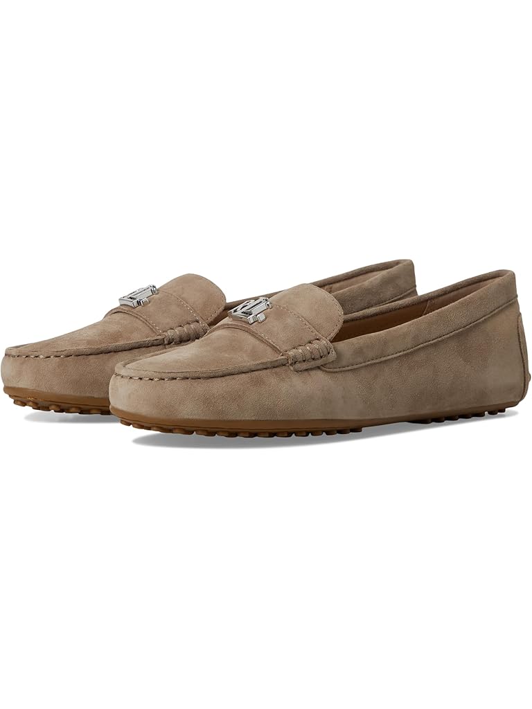 Taupe Lauren Ralph Lauren Barnsbury Suede Loafer