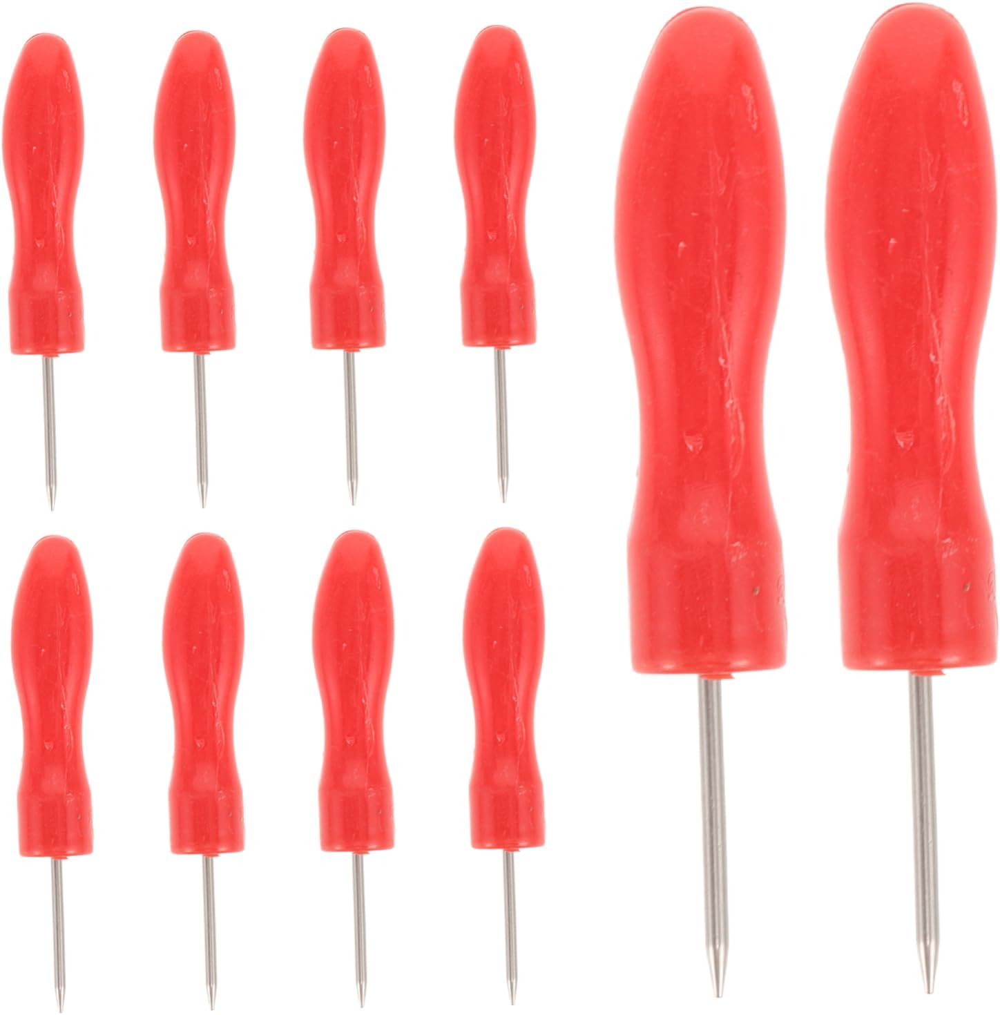 FRCOLOR 10pcs Eyelash Bottle Piercing Needles Durable Stainless Steel Tips for Optimal Flow Blocking Nozzle for Eyelash Extension Supplies Precision Puncturing for Salon Use