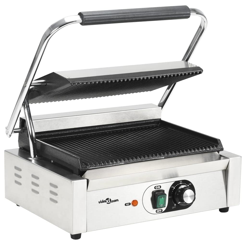 Lechnical Griglia per Panini Scanalata 2200 W 43x30,5x20cm -50750