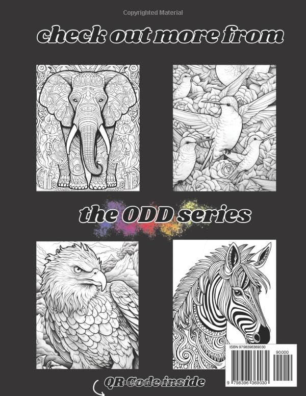 Miniatura 2 de Odd Animals Coloring Book Awesome animal coloring book for all ages (Odd Series)
