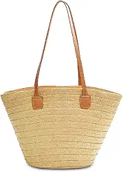 Bolsa de Praia Feminina Grande Impermeável – Design Areia-Resistente com Zíper e Bolsos