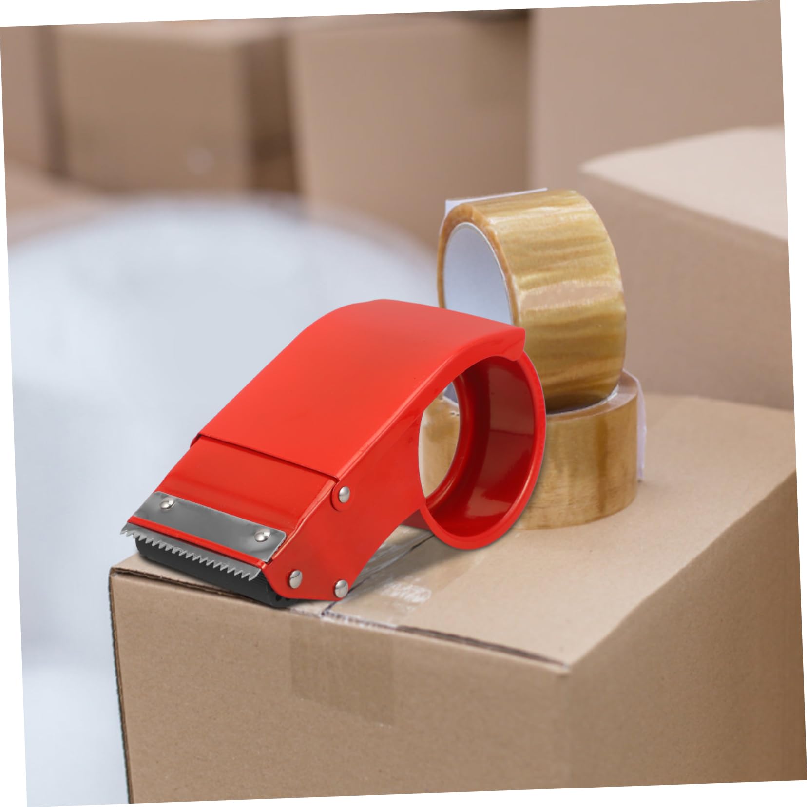 Lurrose 5stücke Tape Dispenser Aus Tragbarer Klebebandabroller Für Schreibtisch Für Büro Und Zuhause Mit Praktischem Schnittmechanismus Und Kompaktem Design Für Einfache Handhabung