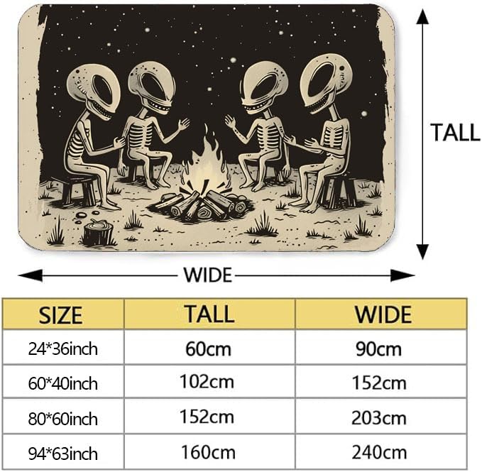 Tapete Decorativo con Diseño de Alien Cartoon 24x36 pulgadas miniatura 2