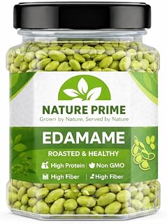 Nature Prime Edamame Seeds 400g | Roasted & Healthy Snack | High Protein, High Fiber | Non-GMO Soybeans | Premium Quality ... Price In India
