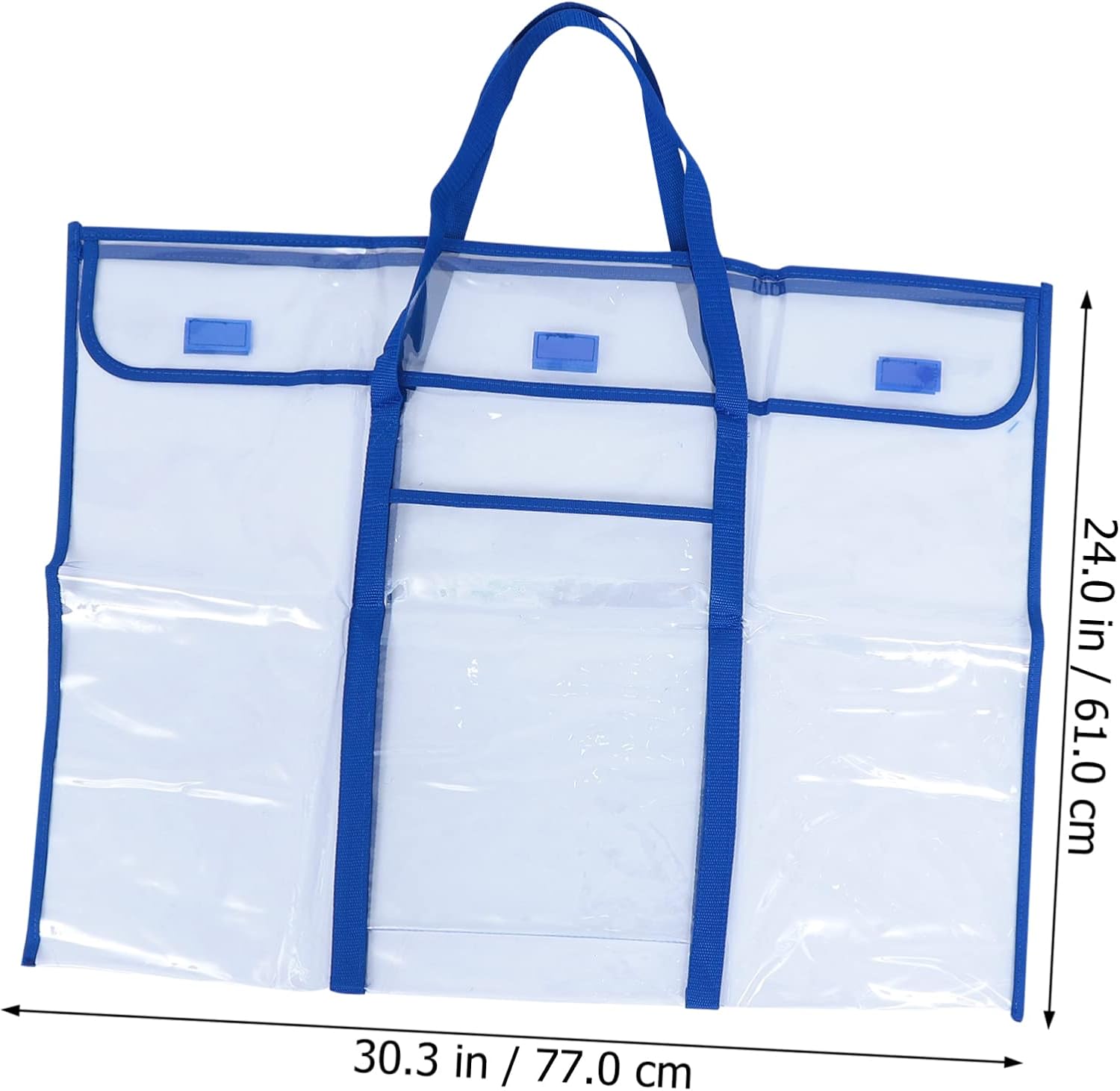 Portable Art Portfolio Bag for Posters and Bulletin Boards, Blue