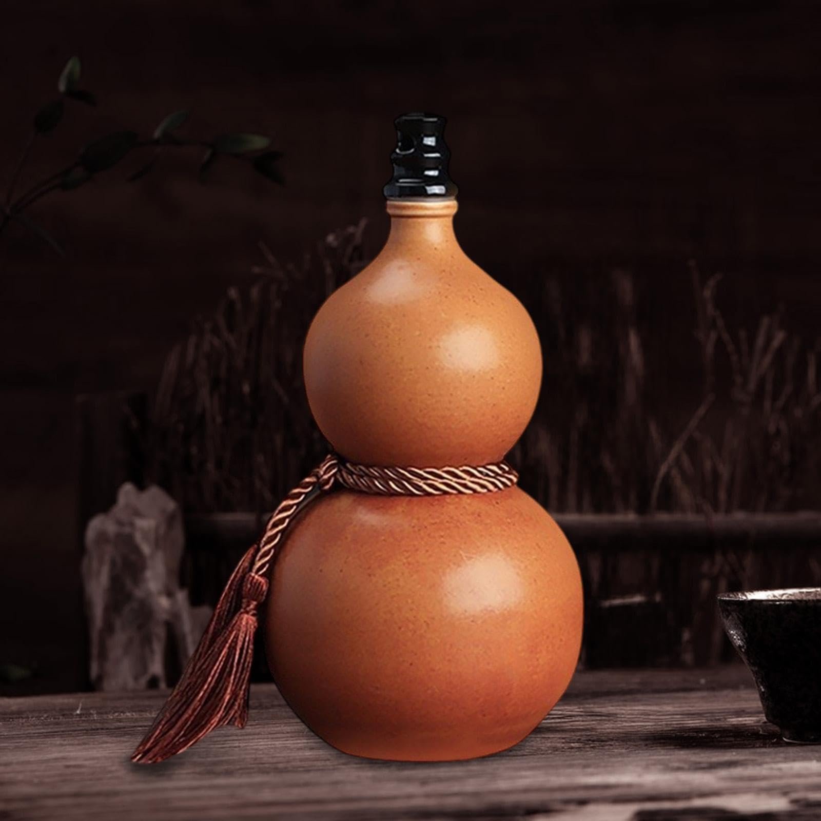 Leefasy Gourd Water Bottle, Wine Gourd, Outdoor Portable Water