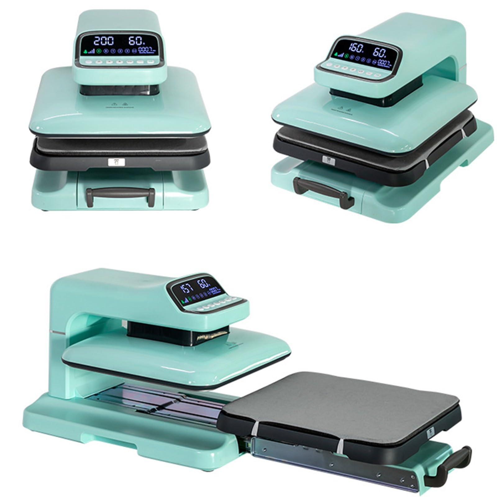 Prensa Térmica Automática Transferencia para Personalizar Camisetas Sudaderas Mantas Toallas Otros Textiles Máquina Sublimación Prensa Térmica Impresora DTF Sublimación Presión Ajustable A,38 * 38cm