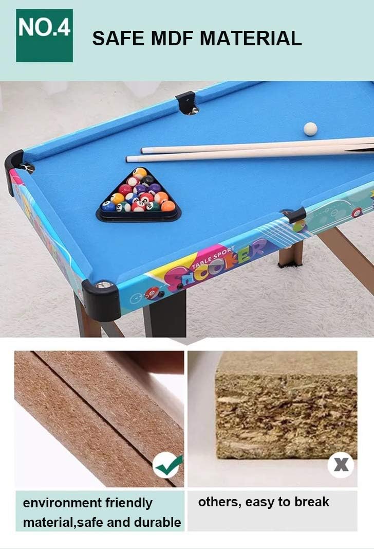YGO Billiards Table Pool Table for Kids Tabletop Pool Table Set 30" (Size : 51cm/20) : Everything Else