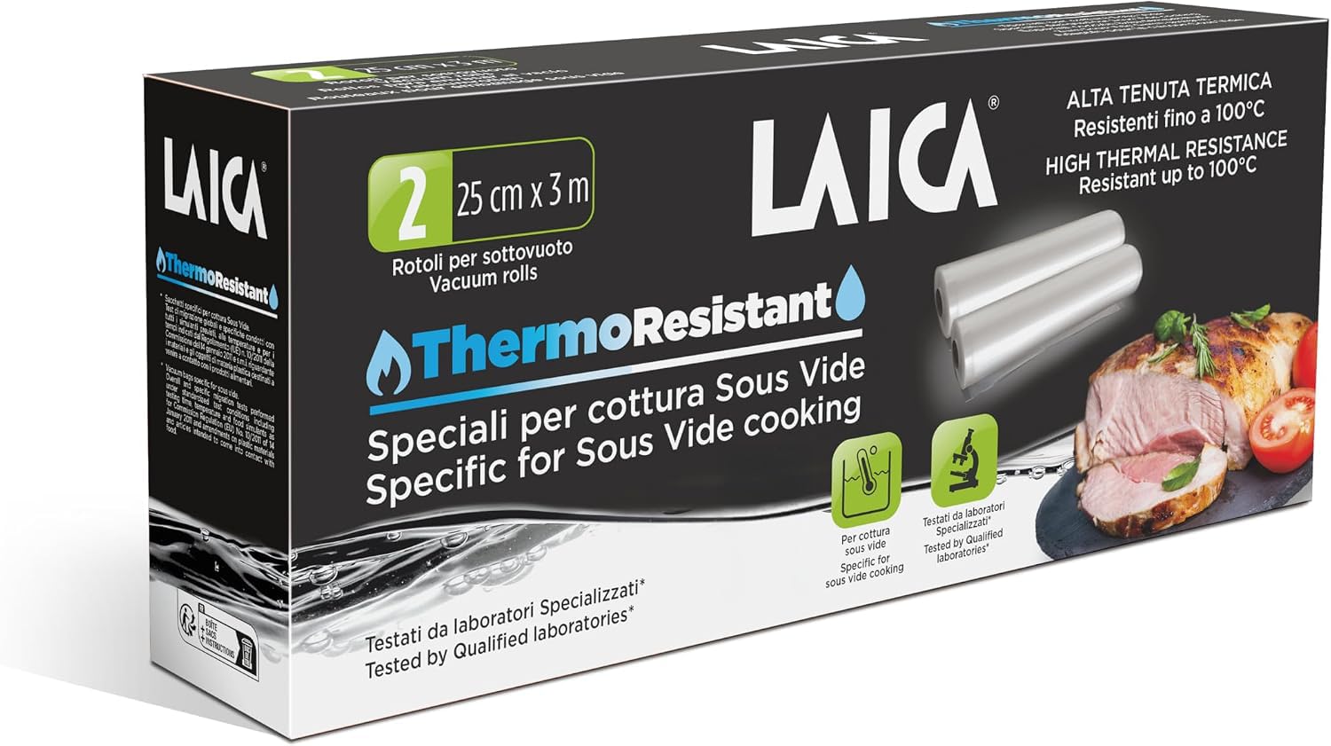LAICA VT3120 Macchina Sottovuoto Professionale – 2 Rotoli Inclusi — immagine 15 di 16