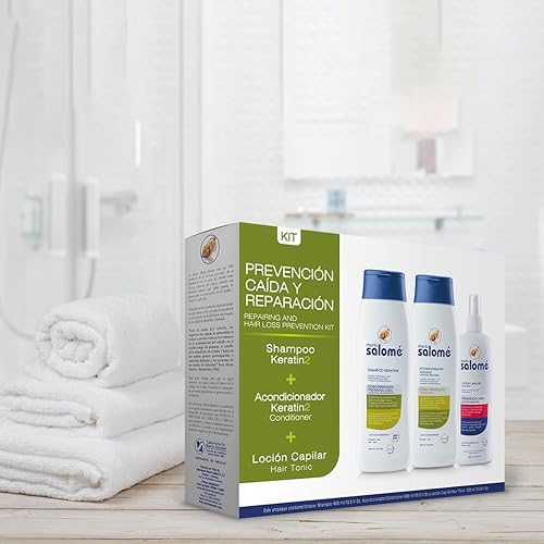 Miniatura 9 de Maria Salome Keratin2 Kit de reparación y prevención de pérdidas de cabello de champú 13.5 onzas líquidas - Acondicionador 13.5 onzas líquidas -