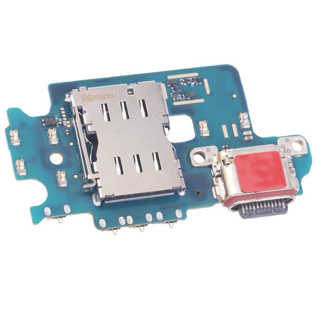 Connettore di ricarica USB C, lettore di schede SIM, antenna e microfono di ricambio per Samsung Galaxy S24 SM-S921B (versione europea)