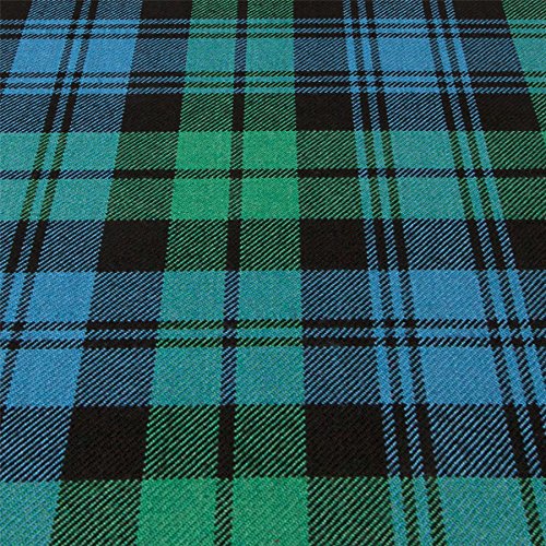 Tissu Black Watch tartan de 16oz en laine lourde au mètre pour kilt