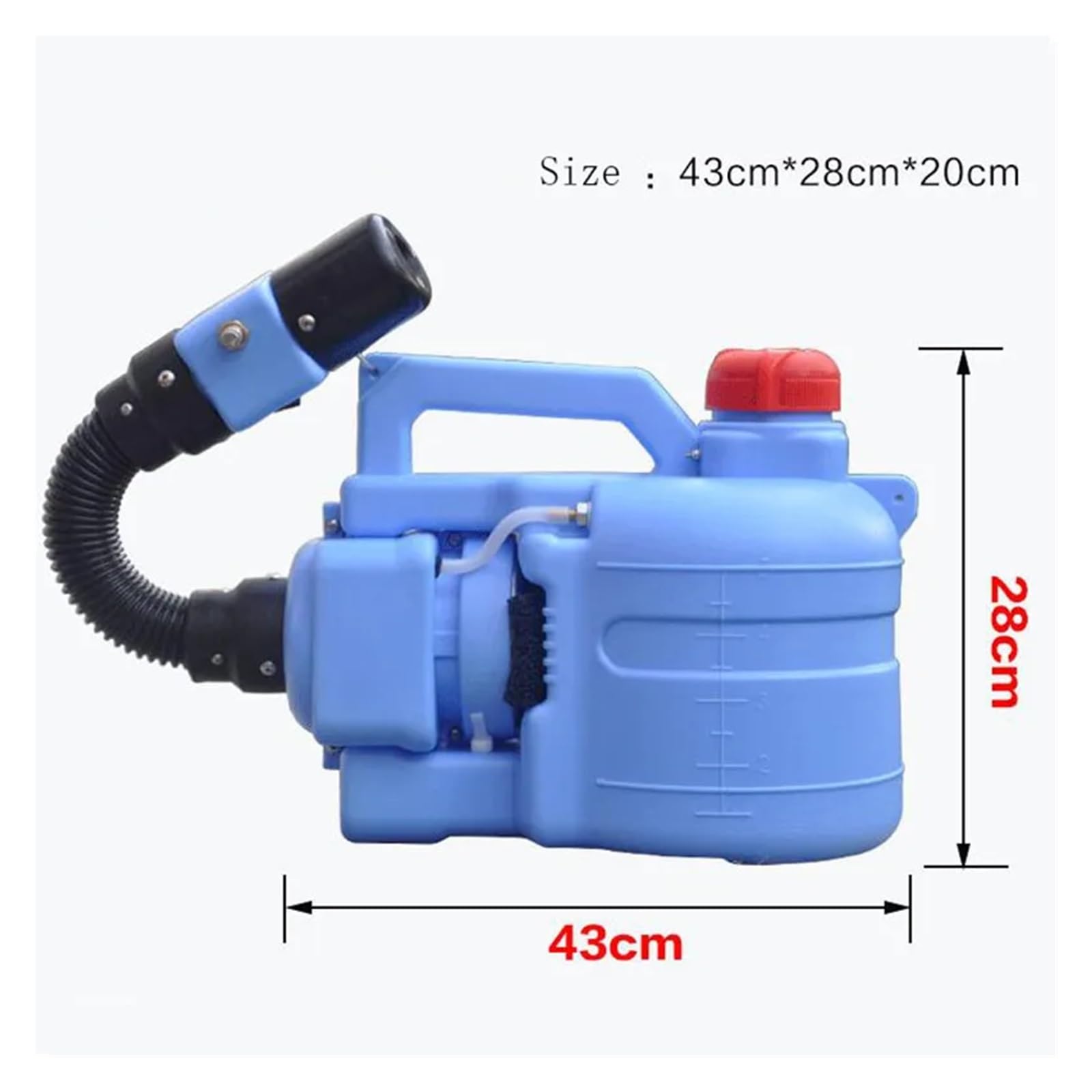 Spruzzatore elettrico, Nebulizzatore elettrico ULV, spruzzatore portatile a capacità ultrabassa, atomizzatore aerosol 5L