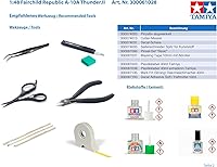 Vista 9 de Tamiya 61028 1/48 A-10 Thunderbolt II Plastic Model Airplane Kit