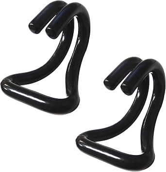 SNAP-LOC E-Track Strap Slip-On Hook Adapter 2-Pack, Logistic Tie-Down for Pickups, Trucks, Trailers