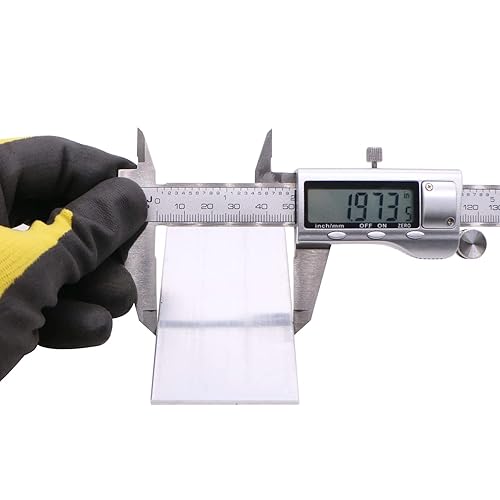 Miniatura 2 de 6 barras planas cuadradas de aluminio de 1/8 pulgadas x 2 pulgadas (1.969 in) de largo de 12 pulgadas de largo, placa de uso general 6061, T6511,