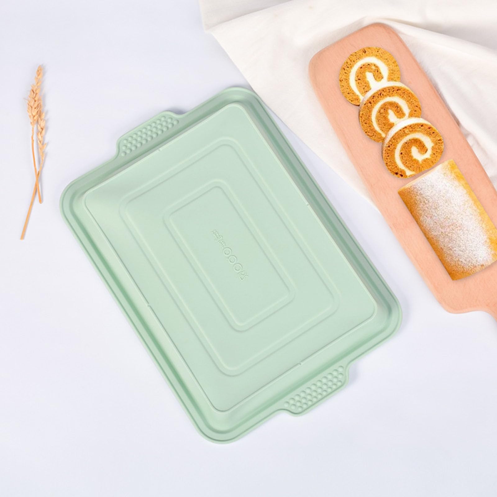 ZEACCT 2 PZ Silicone Rettangolare Stampo Cottura per Pane Pasticceria