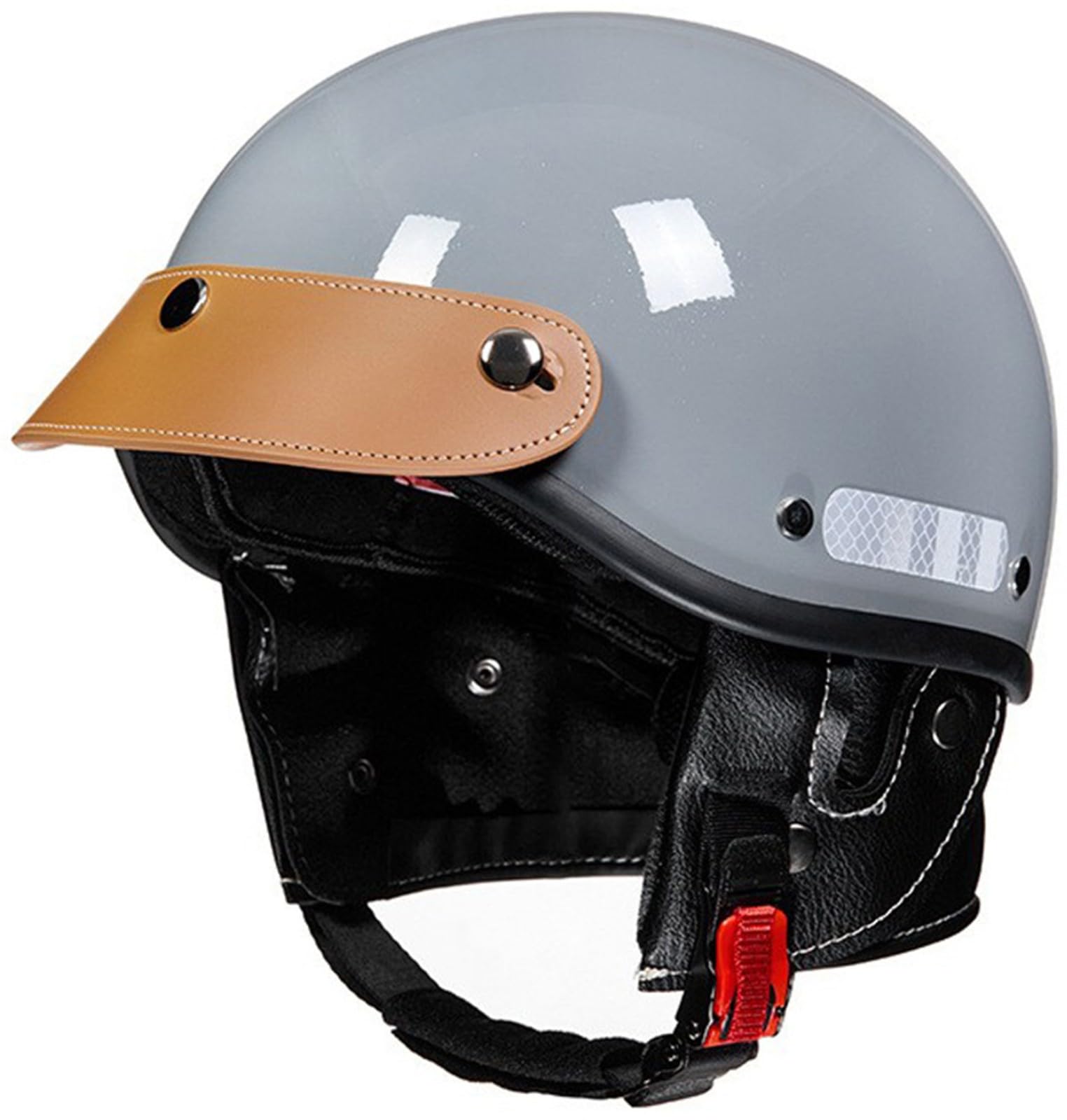 Cascos moto abierto scooter estilo alemán para el día a día 8