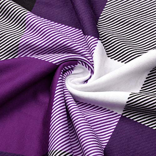 Womens Tops Dressy Casual,Summer Tops Women Roll Sleeve O Neck Striped Lightweight Casual Top Cowboy Shirts For Women #TOP5