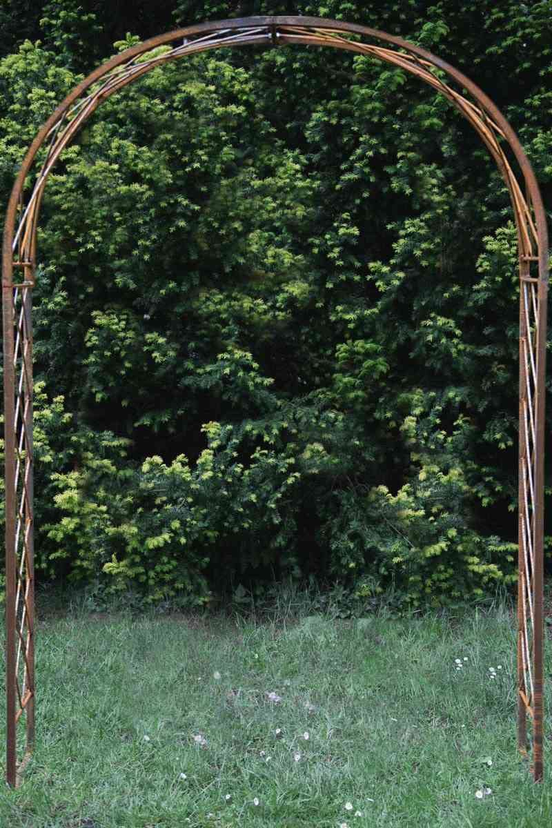 Rosenbogen Metall Lissabon 175cm, Rost