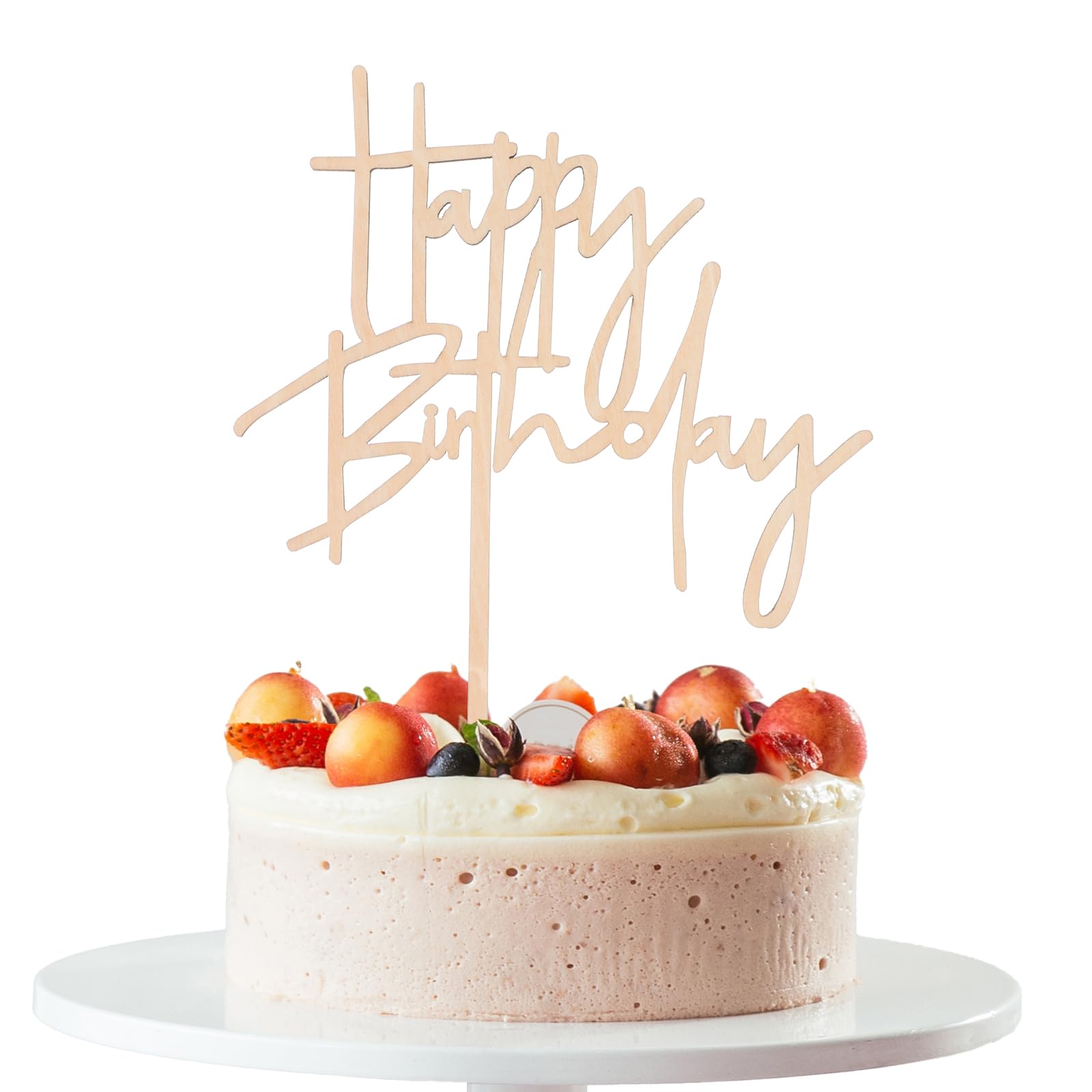 Amazon.co.jp: 6.25インチ Happy Birthdayケーキトッパー