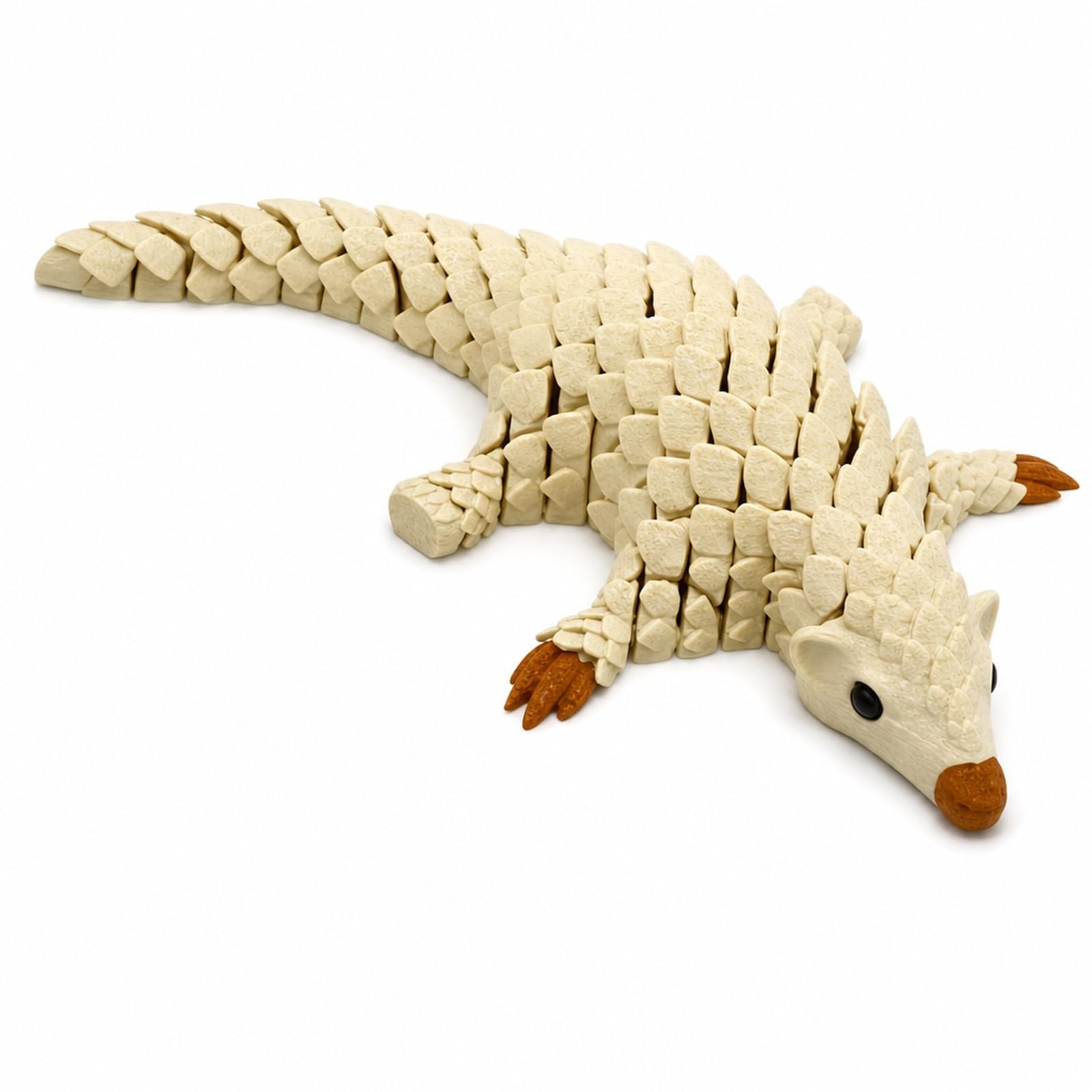 Poivgew 3D Printed Pangolin 15CM Desert Color Desktop Figurine