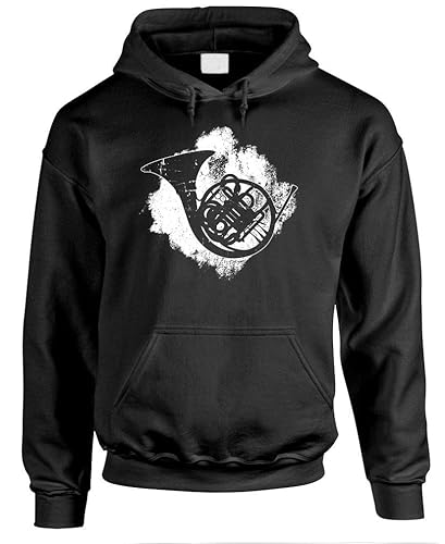 French Horn Vintage Retro Music Funny Brass - Mens Pullover