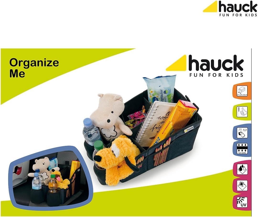 Hauck H-61808 Organizer Na Tylne Siedzenie Samochodowe, Grafitowy