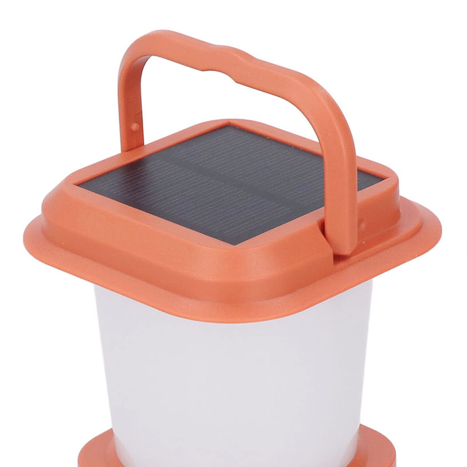Handkurbel-Solar-Camping-Laterne mit 5000 MAh Power Bank, 2 A Telefon-Lade-Radio-Taschenlampe für das Überleben Im Notfall Im Freien (Orange US-Version 5000 mAh)