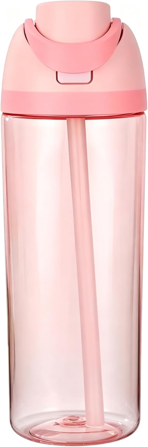 25-Oz Owala FreeSip Clear Tritan Plastic Water Bottle (Shy Marshmallow) $14.30