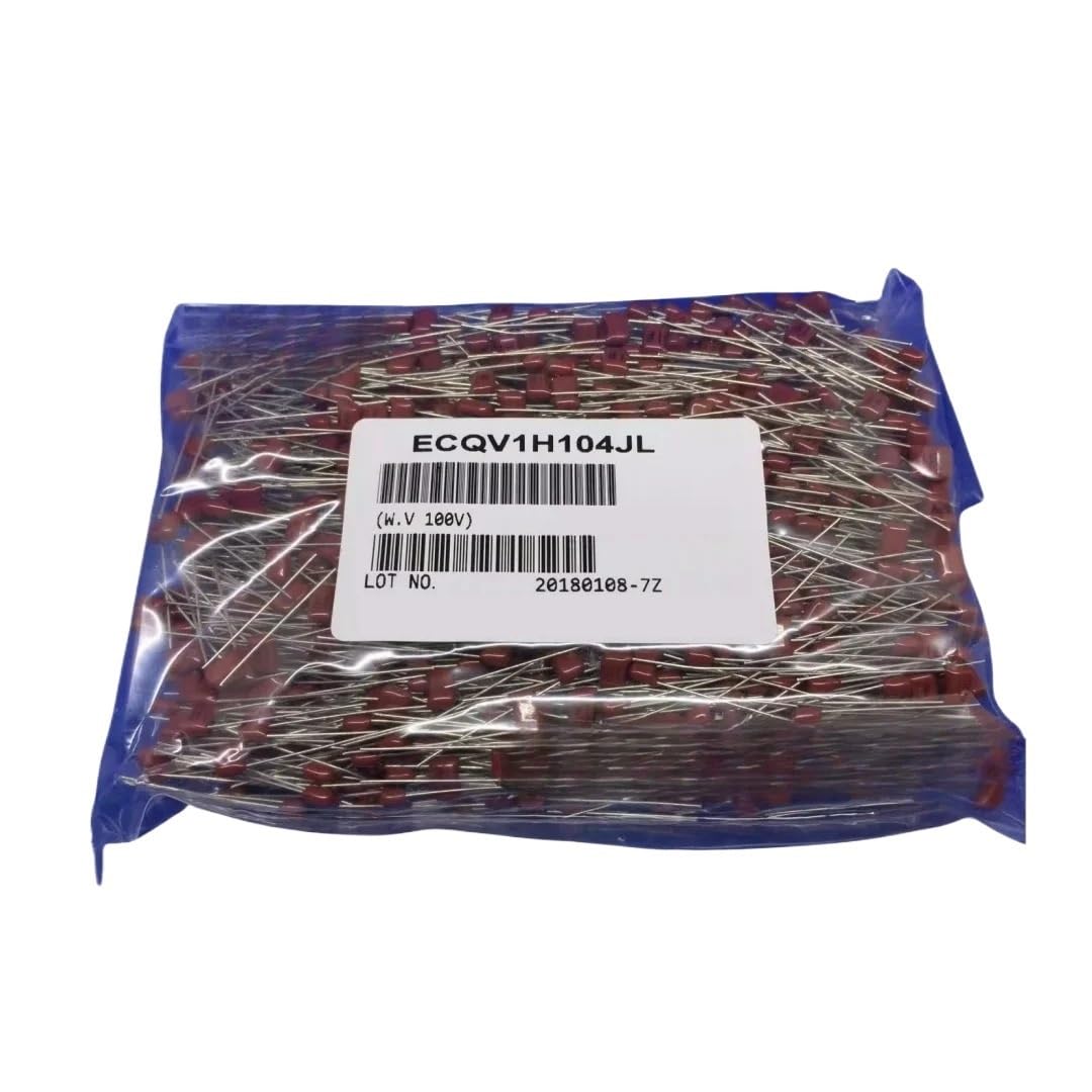 IDGTTLDF 50PCS ECQV1H104JL CBB Film Capacitor 104J63V pitch 5mm 63V0.1UF 100nf