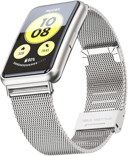 Miniatura 2 de 3Chome Correa compatible con Huawei Watch Fit Smartwatch, pulsera de acero inoxidable para Huawei Watch Fit