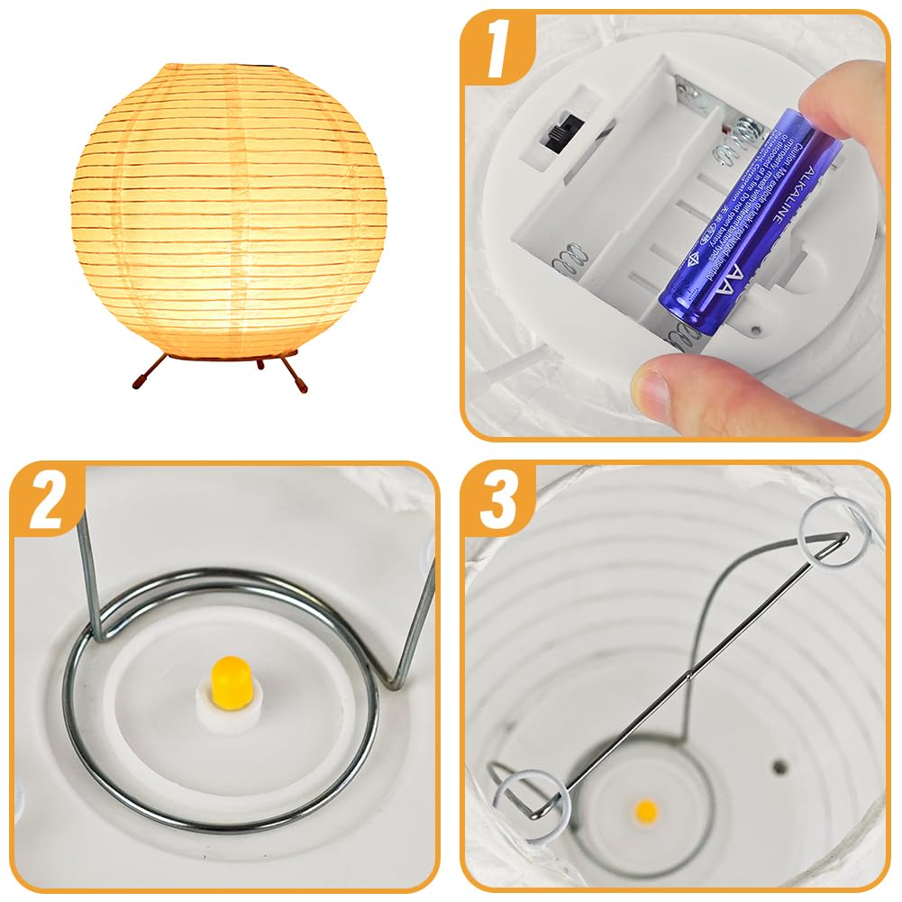 YY YEARCHY Veilleuse portable pour bébé pour chambre d'enfant - Veilleuse en papier - Veilleuse pour salle de bain et chambre d'enfant