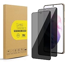 2 Pack Privacy Screen Protector for Samsung Galaxy S21 Plus/Galaxy S21+ 6.7 inch[Anti-Spy Tempered Glass], Ultra HD, Anti-Scratch, Easy Install Protective Glass [NOT for Galaxy S21]