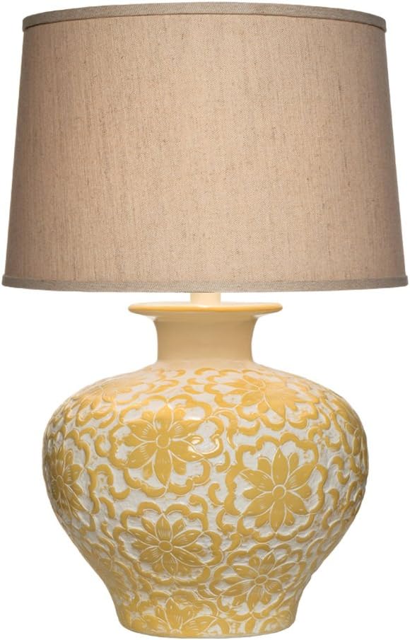 Lomasi Table Lamp with Shade, Terracotta Blue, Terracotta Yellow