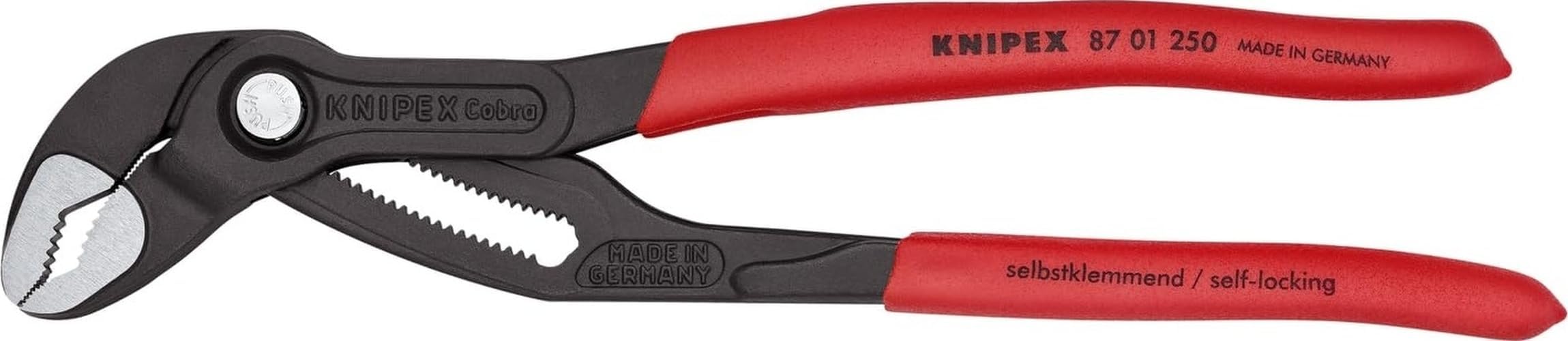 KNIPEX Cobra Water Pump Pliers, 250 mm, 87 01 250