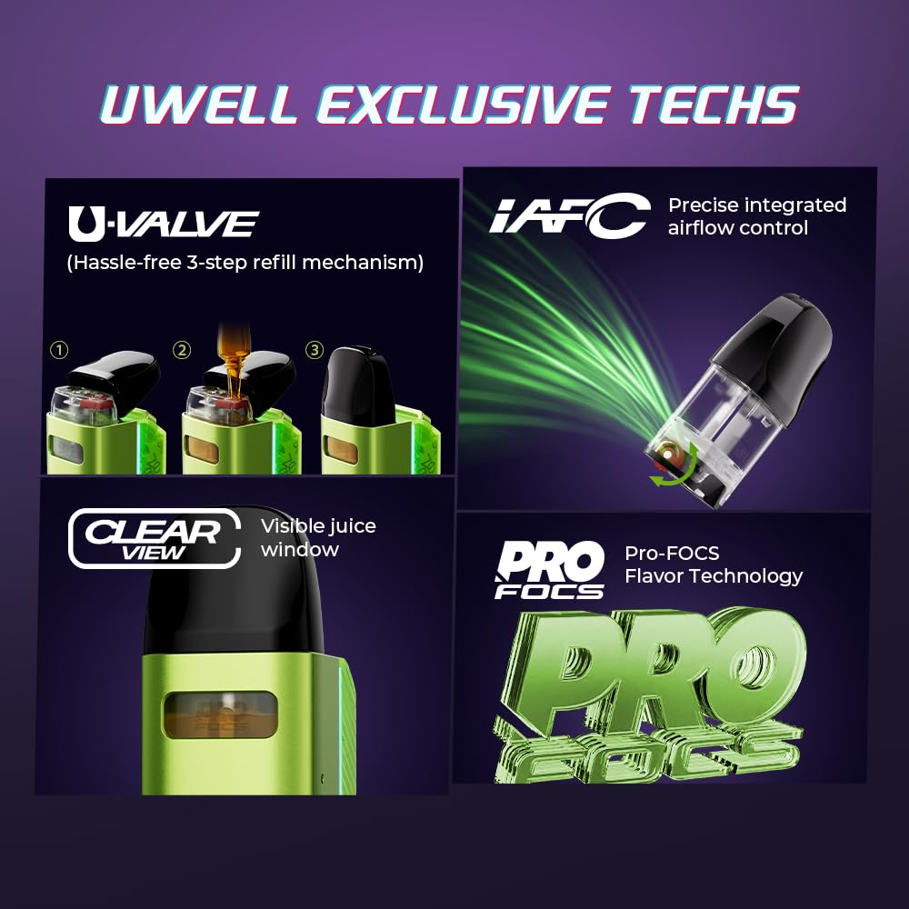 Uwell Caliburn GZ2 Orange Black - Kuwait