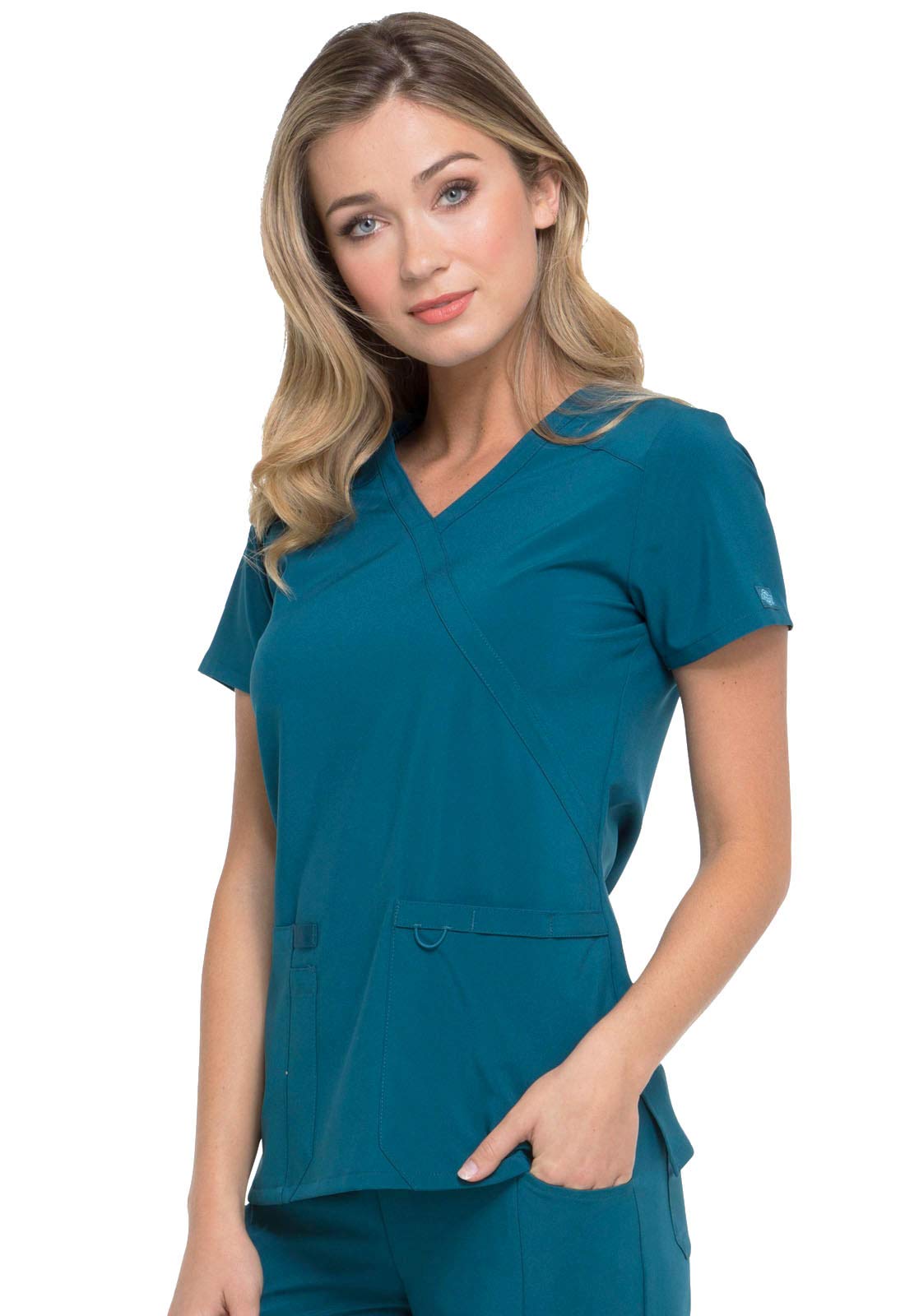Dickies EDS Essentials damskie Scrubs Top Mock Wrap DK625