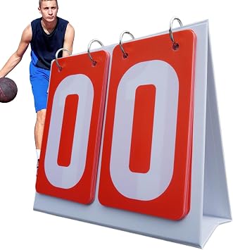 Scoreboard for PingS Pong, Scoreboard for 2 Digits Basketball, Scoreboards, 2-Digital Volleyball Basketball Tennis PingS Pong Scoreboard for PingS-Pong, Basketball, Football,