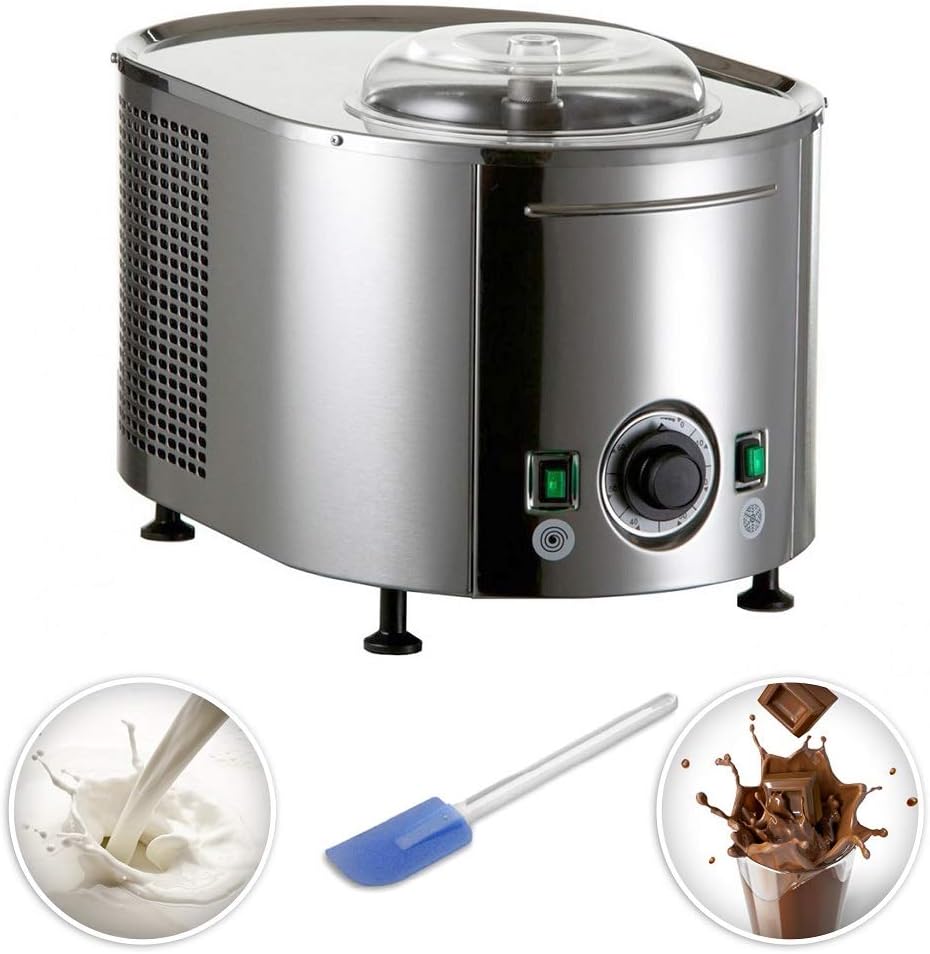 – Musso MINI Lussino 4080 Gourmet Ice Cream Maker – No Freezer Bowl Required - Enjoy Real Italian Gelato & Creamy Frozen Desserts Made Easily at Home – Just Add Healthy Ingredients – Automatic Shut Off