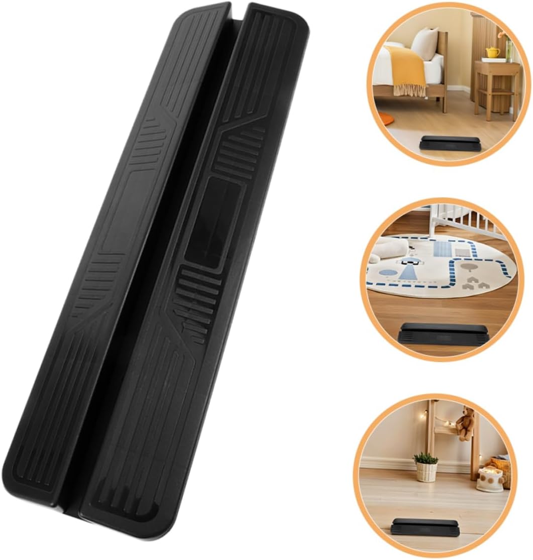 KICHOUSE Baby Safety Gate Kick Plate Accessory PET Fence Ramp Height Adjustment Strip Easy Installation for Infants and Pets Stairway Guardrail Protection