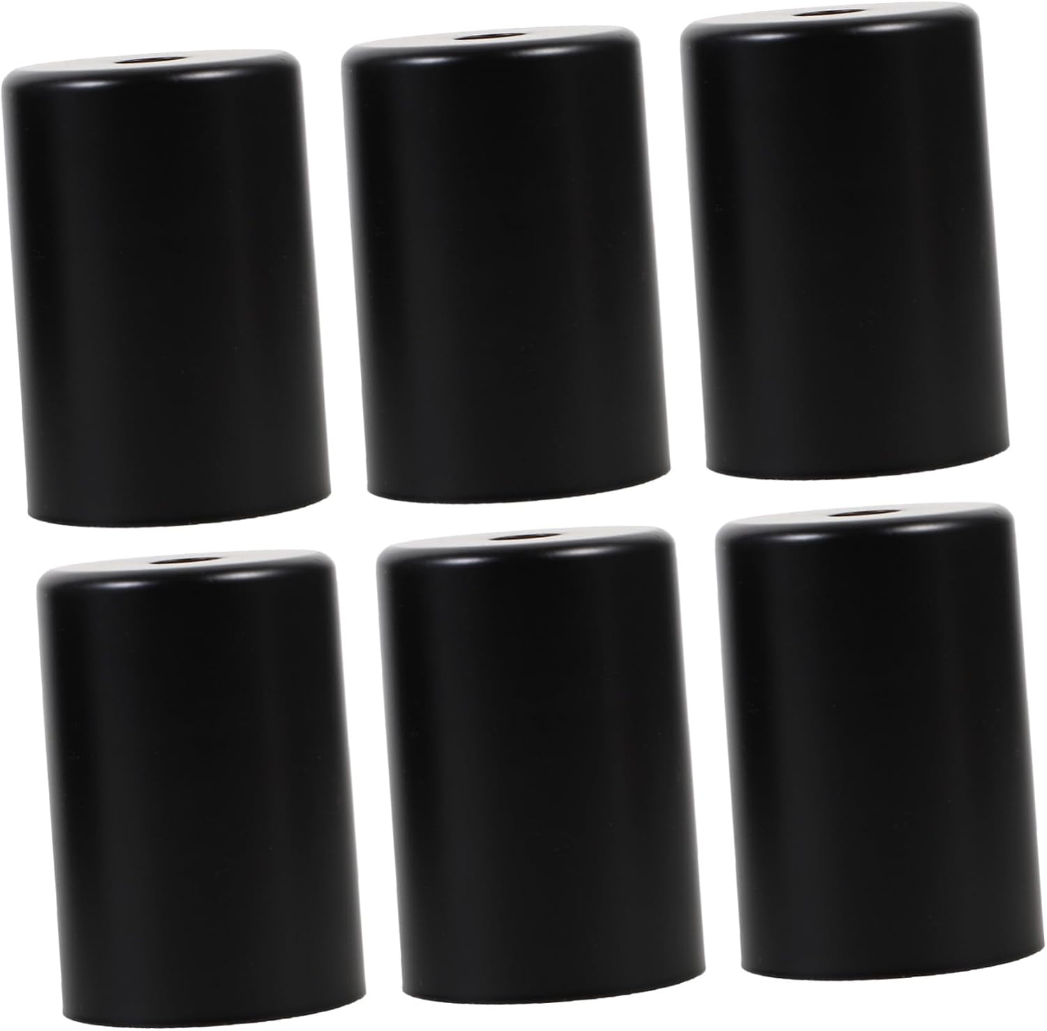 DOITOOL 6pcs lamp Cup lamp Shade top lamp Shade Finial lamp Shades finials Cap Metal Decor Bed Post finials Metal lamp Shade Simple lamp finials Light Decor Decorative lamp finials e27