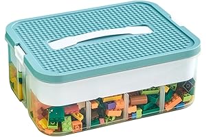Lego Storage Bins for Bricks, Green