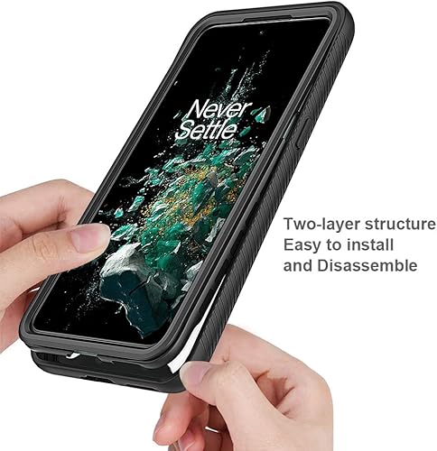 Miniatura 2 de Funda híbrida para OnePlus 10T con protección contra caídas, resistente, resistente, antideslizante, antiarañazos, funda protectora para OnePlus